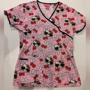 Hello Kitty Sanrio Scrub Top